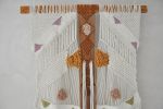 Tumbleweed Bloom | Macrame Wall Hanging in Wall Hangings by Dörte Bundt. Item composed of oak wood and cotton in boho or mid century modern style