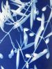 Midnight Olive Trees (36 x 18" hand-printed cyanotype) | Photography by Christine So. Item made of paper works with boho & japandi style