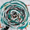 "Infinite Reflections" | Oil And Acrylic Painting in Paintings by Shirly Maimom Art. Item composed of canvas in contemporary or art deco style