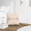 Blush Throw Pillow | Sage Green Throw Pillow | Cushion in Pillows by SewLaCo. Item made of cotton compatible with boho and minimalism style
