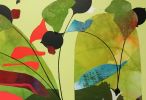 We Never Knew Just What She Would Say Next | Mixed Media by Mel Rea7. Item made of canvas works with contemporary & modern style