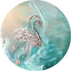 Gemstone Artworks: Wonderland, Flamingos and Laguna Beach | Oil And Acrylic Painting in Paintings by ANTUANELLE | Oliver Brown Cafe in Zetland. Item made of canvas