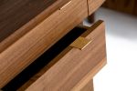 Custom two person desk | Tables by SHIPWAY living design. Item made of walnut