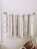 Large Handmade Textured Yarn Wall Hanging Decor - Boho Style | Macrame Wall Hanging in Wall Hangings by Hippie & Fringe. Item made of wood & fiber compatible with boho style
