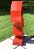 Fortuna II Modern Tall Outdoor/Indoor Abstract Sculpture | Sculptures by VK Sculptures. Item made of metal compatible with mid century modern and contemporary style