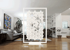Freestanding room divider Facet 136 x 200cm | Decorative Objects by Bloomming, Bas van Leeuwen & Mireille Meijs. Item composed of synthetic