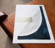 Prussian Blue - Fig. G | Oil And Acrylic Painting in Paintings by Chrysa Koukoura. Item composed of paper & synthetic
