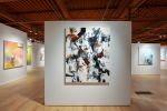 Invitational Exhibition at Moberg Gallery in Des Moines Iowa | Art Curation by Johanne Brouillette | 2921 Ingersoll Ave in Des Moines. Item made of synthetic
