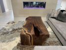 Live Edge Black Walnut Waterfall Coffee Table 298 | Tables by KC Custom Hardwoods