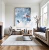 Blue Edge | Oil And Acrylic Painting in Paintings by Nicholas Kriefall. Item made of canvas compatible with contemporary and modern style