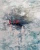 Lost In The Fog | Oil And Acrylic Painting in Paintings by Ana Carolina Mönnaco. Item made of paper works with contemporary & coastal style