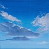 Celestial, One More Day, Tangerine Ether 2 and 1 | Oil And Acrylic Painting in Paintings by Nichole McDaniel | Artspace Warehouse in Los Angeles