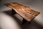 English Walnut | Stitched Maple Inlays | Dining Table in Tables by L'atelier Mata | Letchworth Garden City in Letchworth Garden City. Item made of maple wood
