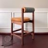 The Rody Counter Stool (COM / COL) | Chairs by YJ Interiors. Item made of oak wood with fabric works with mid century modern & contemporary style