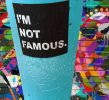 I'm Not Famous | Mixed Media in Paintings by Joanie Landau. Item composed of paper
