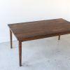 Slim Tapered Leg Dining Table | Tables by What We Make. Item composed of oak wood compatible with rustic and scandinavian style