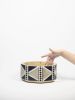 Triangoli - bianco nero | Decorative Bowl in Decorative Objects by gumdesign. Item composed of marble in modern style
