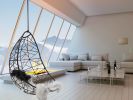Studio Stirling Nest Egg in Private Home in Cape Town | Swing Chair in Chairs by Studio Stirling. Item made of steel works with minimalism & contemporary style