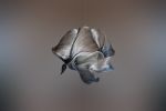 Handpainted Fabric Pendant Light Nebula 60cm by Studio Mirei | Pendants by Costantini Designñ. Item composed of fabric in minimalism or contemporary style