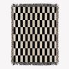 Checkers woven throw blanket. 02 | Linens & Bedding by forn Studio by Anna Pepe. Item composed of cotton