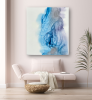 'Serenity' | Paintings by Christina Twomey Art + Design. Item made of birch wood works with minimalism & contemporary style