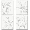Eucalyptus Study Sketches (Set of 4) - Minimalist Style Art | Prints by Jennifer Lorton Art. Item made of paper works with boho & minimalism style