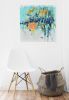 Blue Moon | Oil And Acrylic Painting in Paintings by Cynthia Ligeros. Item made of canvas