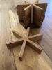 Hand made wood star coaster | Tableware by Kindred Furniture. Item made of wood works with japandi & asian style