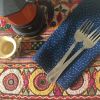 Dots Table Napkins | Set of 4 | Linens & Bedding by ichcha. Item composed of cotton in boho or minimalism style
