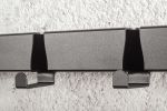 Wall Coat rack by the meter black | Hook in Hardware by Maarten Baptist. Item made of metal