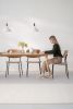 YRKE - Dining table made of solid oak wood, mid century | Tables by Mo Woodwork | Stalowa Wola in Stalowa Wola. Item made of oak wood works with minimalism & mid century modern style