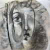Invisible Queen | Oil And Acrylic Painting in Paintings by Anastasiia Krykun. Item composed of canvas in contemporary style
