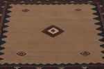 Vintage Sofreh Persian Kilim, Square Rug with Open Field | Area Rug in Rugs by Rug and Kilim