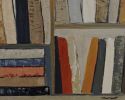 Trames de lecture | Oil And Acrylic Painting in Paintings by Sophie DUMONT.. Item made of canvas compatible with minimalism and contemporary style