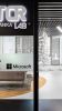 Curved Hanging Partition | Divider in Decorative Objects by Bloomming, Bas van Leeuwen & Mireille Meijs | Tatra banka - bankomat in Bratislava. Item composed of synthetic