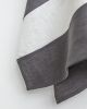 Zero-waste Striped Linen Tea Towel | Linens & Bedding by MagicLinen. Item composed of fabric