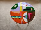 Epoxy Resin Side Table, Abstract Modern Eclectic Table | End Table in Tables by Epoxy Coffee Table Shop. Item compatible with boho and contemporary style