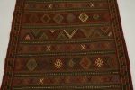 Tribal 4X7 Sumak Persian Rug | Area Rug in Rugs by Magic Rugs. Item made of cotton works with mediterranean style