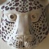 Ceramic leopard head | Murals by WollaA Ceramics