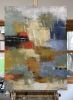Traces of Tuesday | Oil And Acrylic Painting in Paintings by Shellie Garber Art. Item made of canvas works with contemporary style