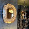 Bronze Arty Mirror "Flowers" Original Art | Decorative Objects by IRENA TONE. Item works with minimalism & contemporary style