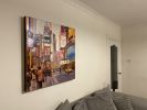 The Colours of New York | Oil And Acrylic Painting in Paintings by Lesley Anne Derks. Item composed of canvas & synthetic