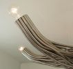 "Flux" organic metal chandelier | Chandeliers by JAN PAUL. Item made of steel works with contemporary & industrial style