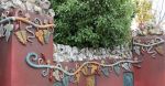 Vine Gateway | Sculptures by Kay Aplin. Item composed of stoneware