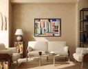 SOLD - Thin, lengthy objects - Acrylic painting 80 x 120x4cm | Oil And Acrylic Painting in Paintings by Jilli Darling