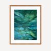 Nocturnal | Mixed Media in Paintings by Elizabeth MacLean. Item works with boho & mid century modern style