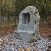 Window to the Past | Public Sculptures by Rock and A Soft Place Studios | Crystal Park 協和山莊 in Holmes. Item composed of stone