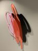 Triple Scribble (Red) Wall Sculpture | Wall Hangings by Ryan Coleman. Item composed of synthetic in contemporary or eclectic & maximalism style