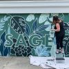 Sage Mural | Murals by RebLetters | Sage Home Collections in Leominster