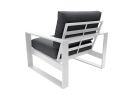 Manly 4-Piece Aluminium Outdoor Lounge Setting — White | Couch in Couches & Sofas by FurnitureOkay. Item made of aluminum